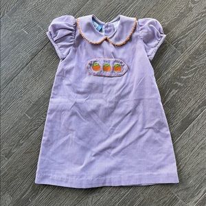 Purple Dress With Pumpkins (Size 12 months)